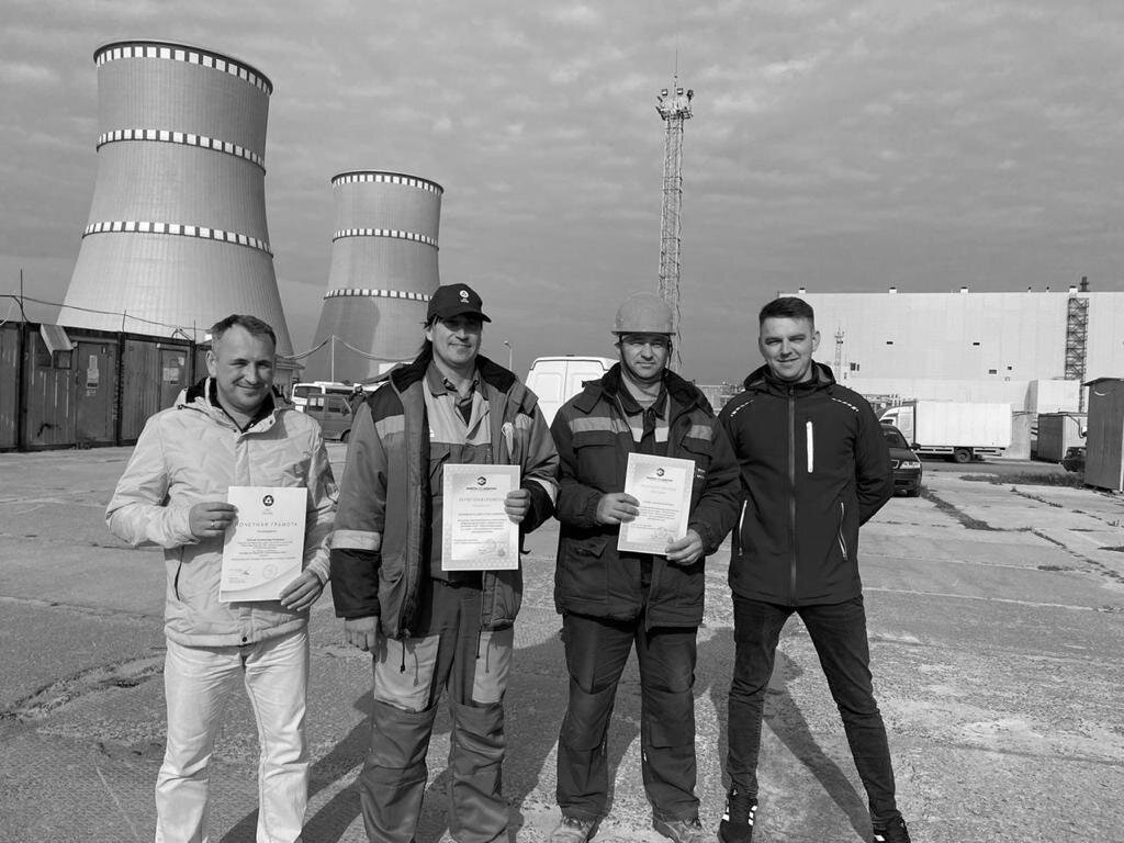 На АЭС в Республике Баларусь. Фото из личного архива