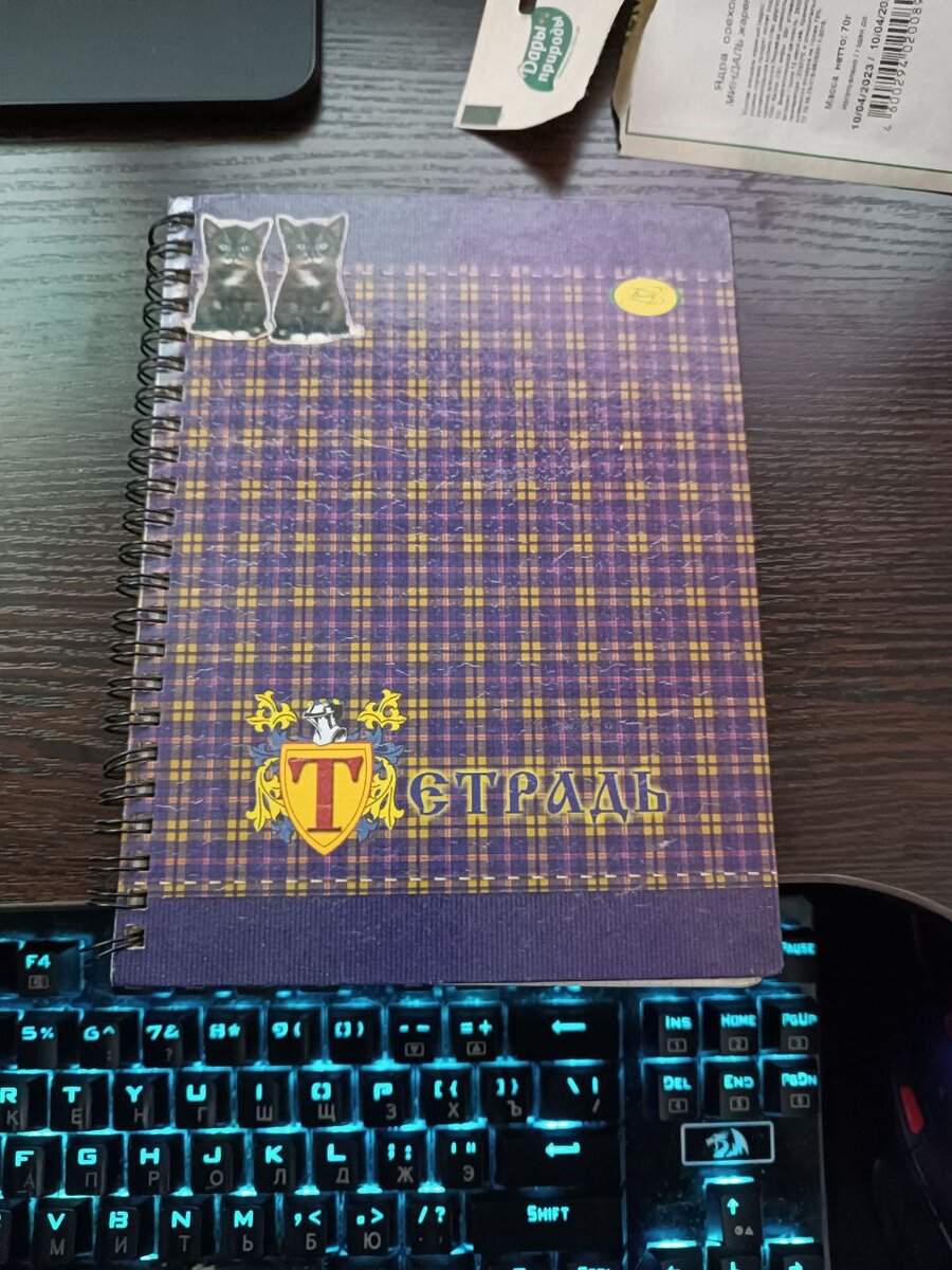 Сама тетрадка. Листайте, дальше будут странички из неё
