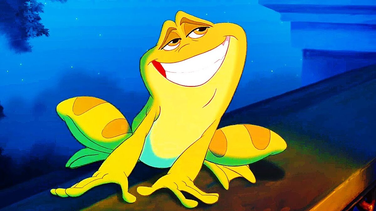 I USED TO be a handsome prince. Взято из @JoBloAnimated (The Princess and the Frog)