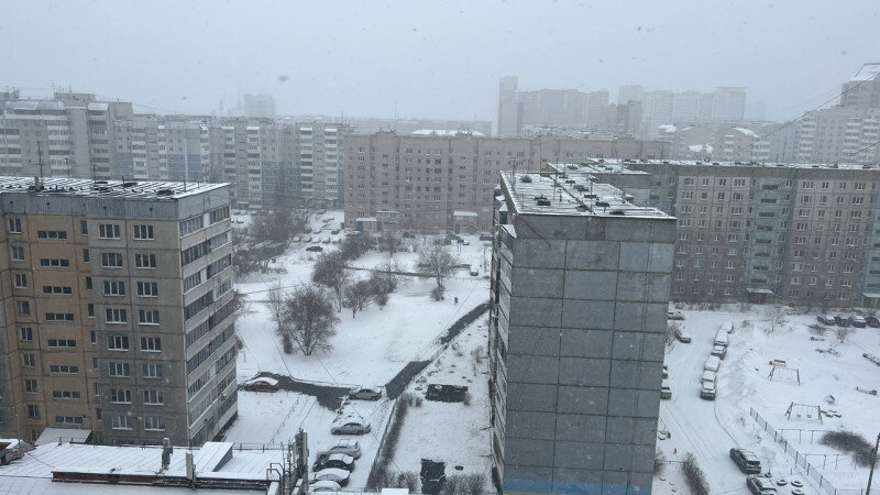     Снег 17 апреля. Предоставлено altapress.ru