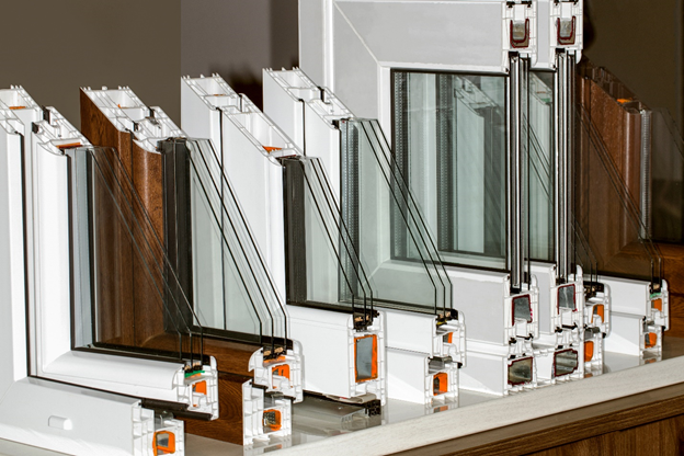 Профили пластиковых окон в разрезе