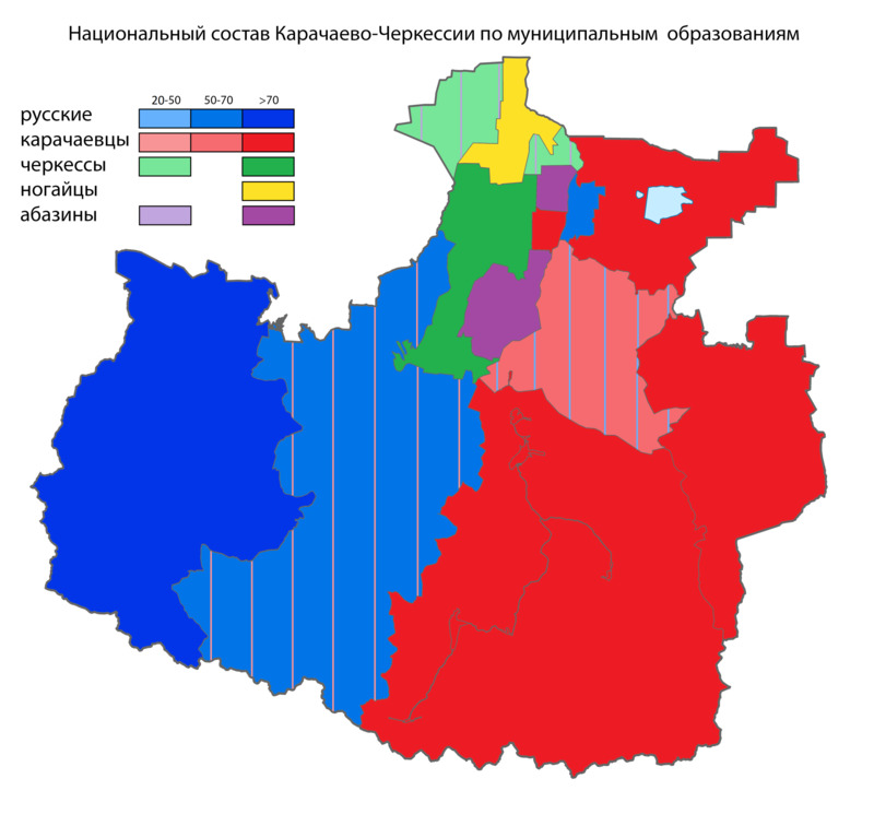 Ногайский район карачаево черкесия карта