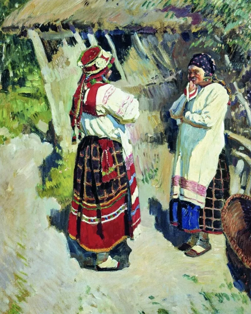 Художник Сергей Виноградов "Бабы тульские"
