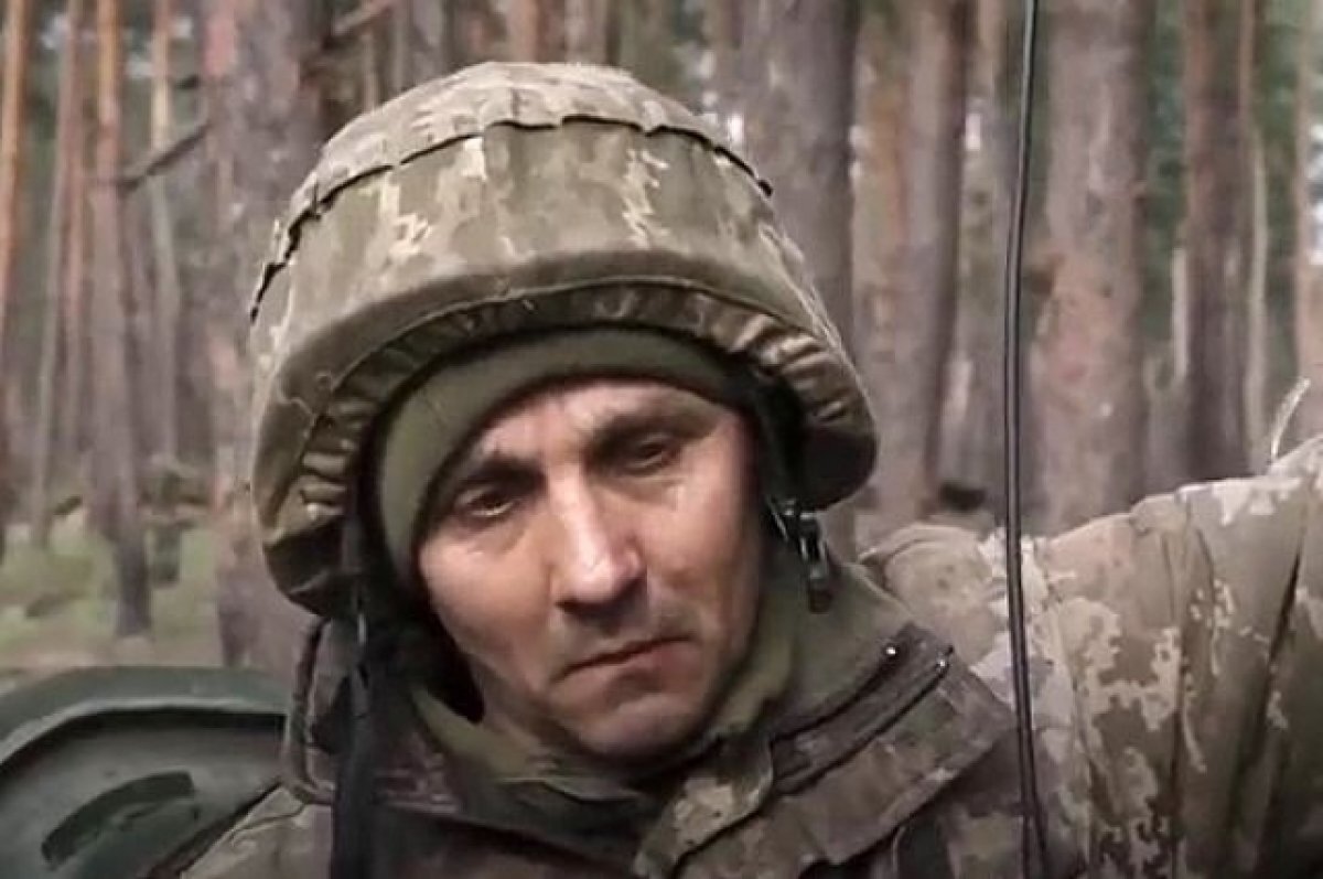    Плачущий военный ВСУ рассказал о бойне, где гибнут украинские солдаты