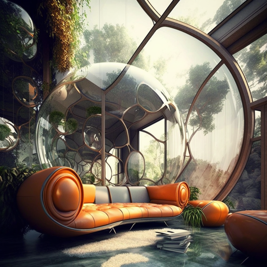 Оранжевый диван