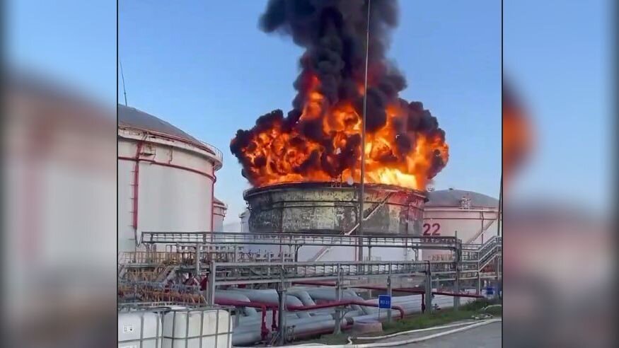 Нпз в ильском краснодарского края. Ильский нпз пожар. Ильский нпз на карте краснодарского края. Атака на ильский нпз. Завод нзнп новошахтинск.