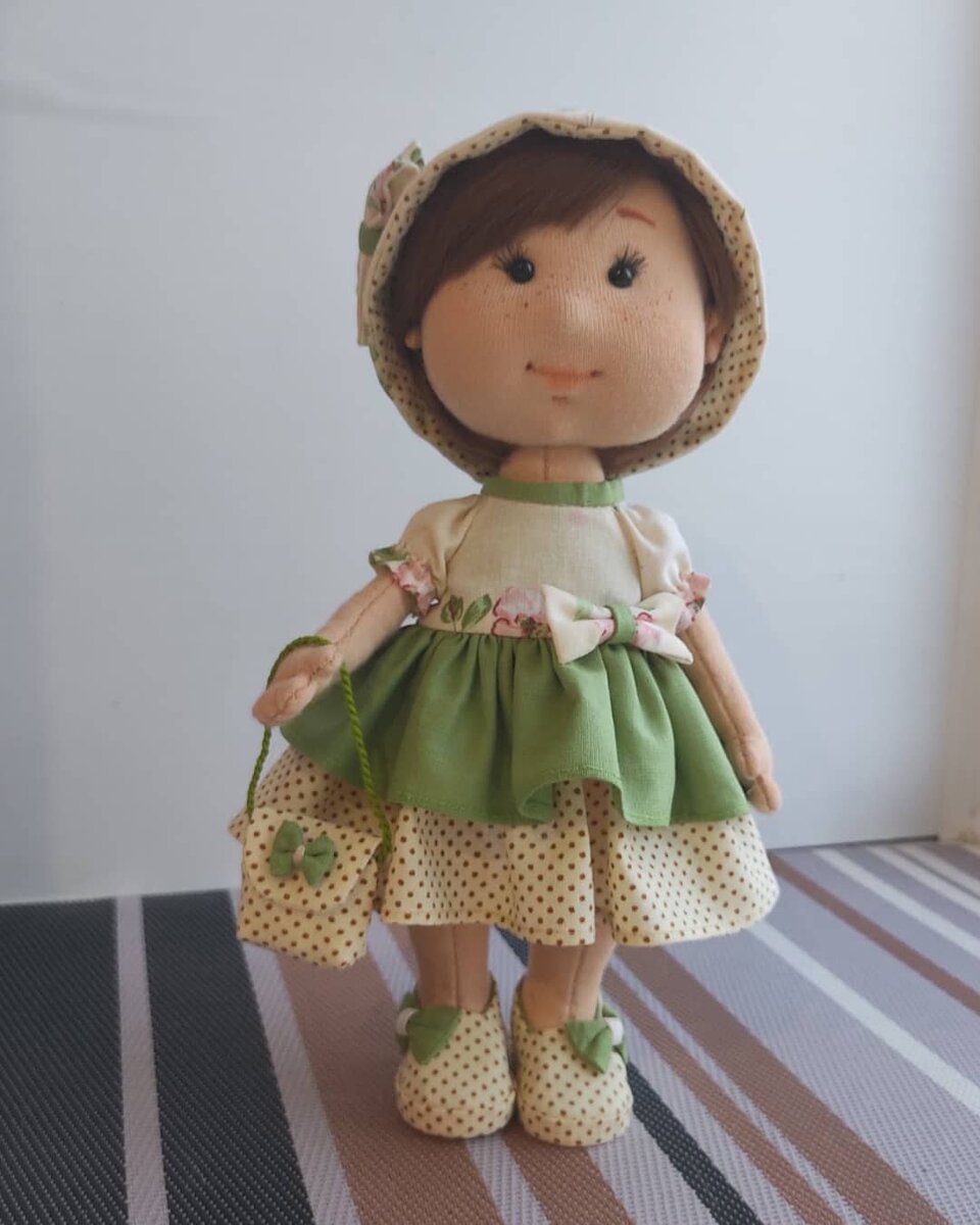 Авторская текстильная кукла своими руками