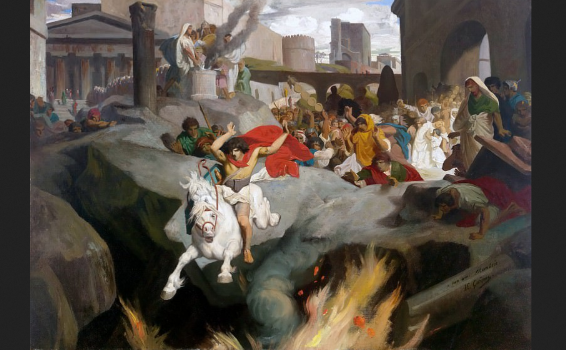 Жан-Леон Жером. "Самопожертвование Марка Курция"