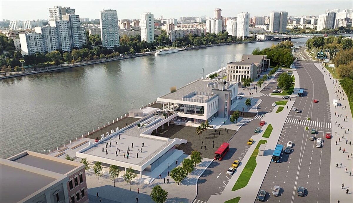 набережная в южном городе