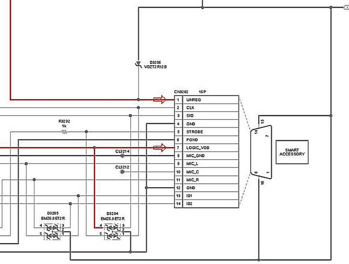 распиновка проприетарного разъёма Sony NEX 5R