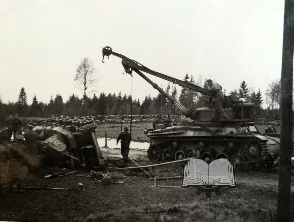 Испытания BBV m/42 в полку P 4, ноябрь 1944 года.