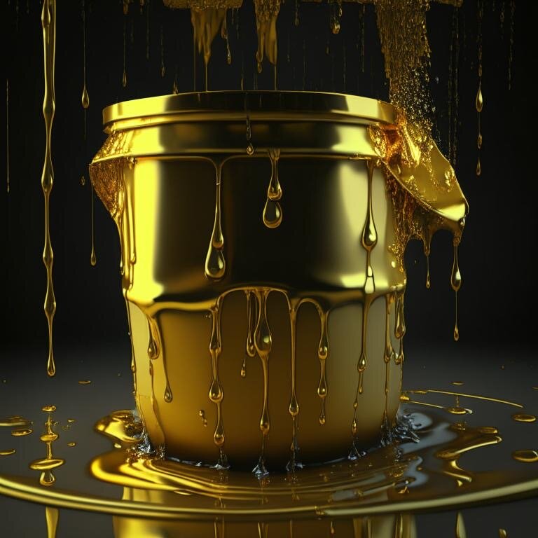 Нейросеть Сбера Кандинский 2.1 рисует дивидендный нефтяной дождь.