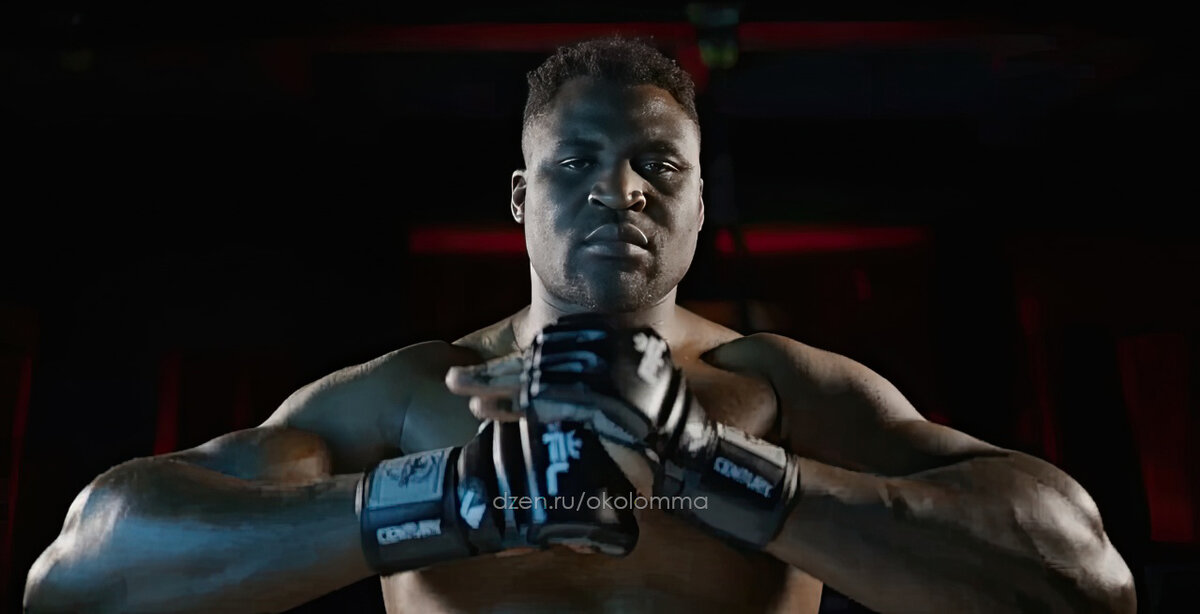 Нганну в перчатках PFL в промо-ролике компании