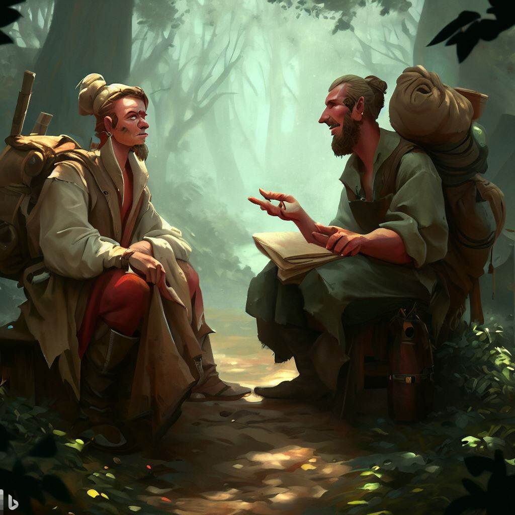 Их разговор в лесу