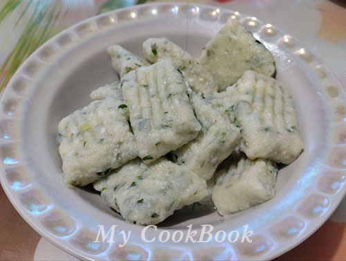 Мой любимый рецепт - ленивые вареники из творога с зеленью