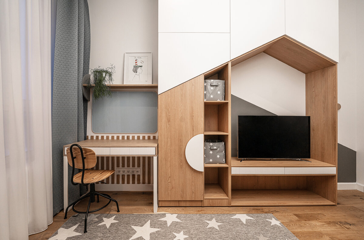 Стол Марсель, полка Джела, система хранения от LITTLE STREET