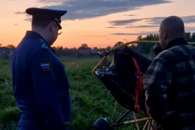    Что известно о крушении мотопараплана и гибели людей под Гатчиной?