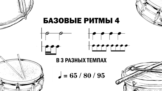 ИНТЕРАКТИВНАЯ практика базовых ритмов ч.4 | Чтение ритма новичку | Развитие восприятия нот