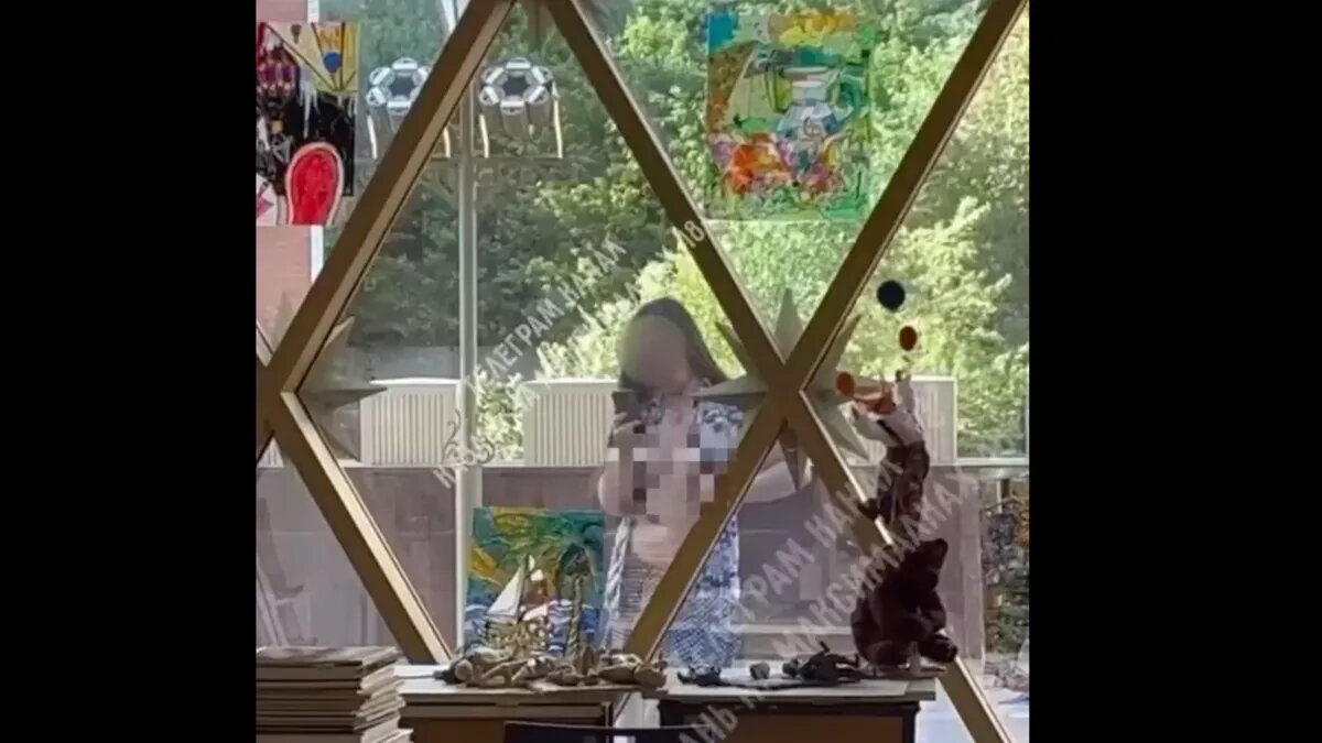 Стоп-кадр из видео очевидцев