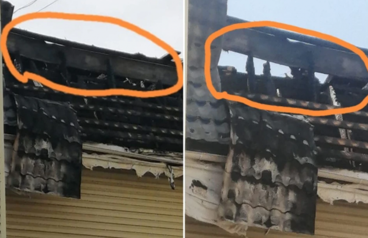    В Томске рухнул потолок в нерасселенном сгоревшем доме на улице Витимской