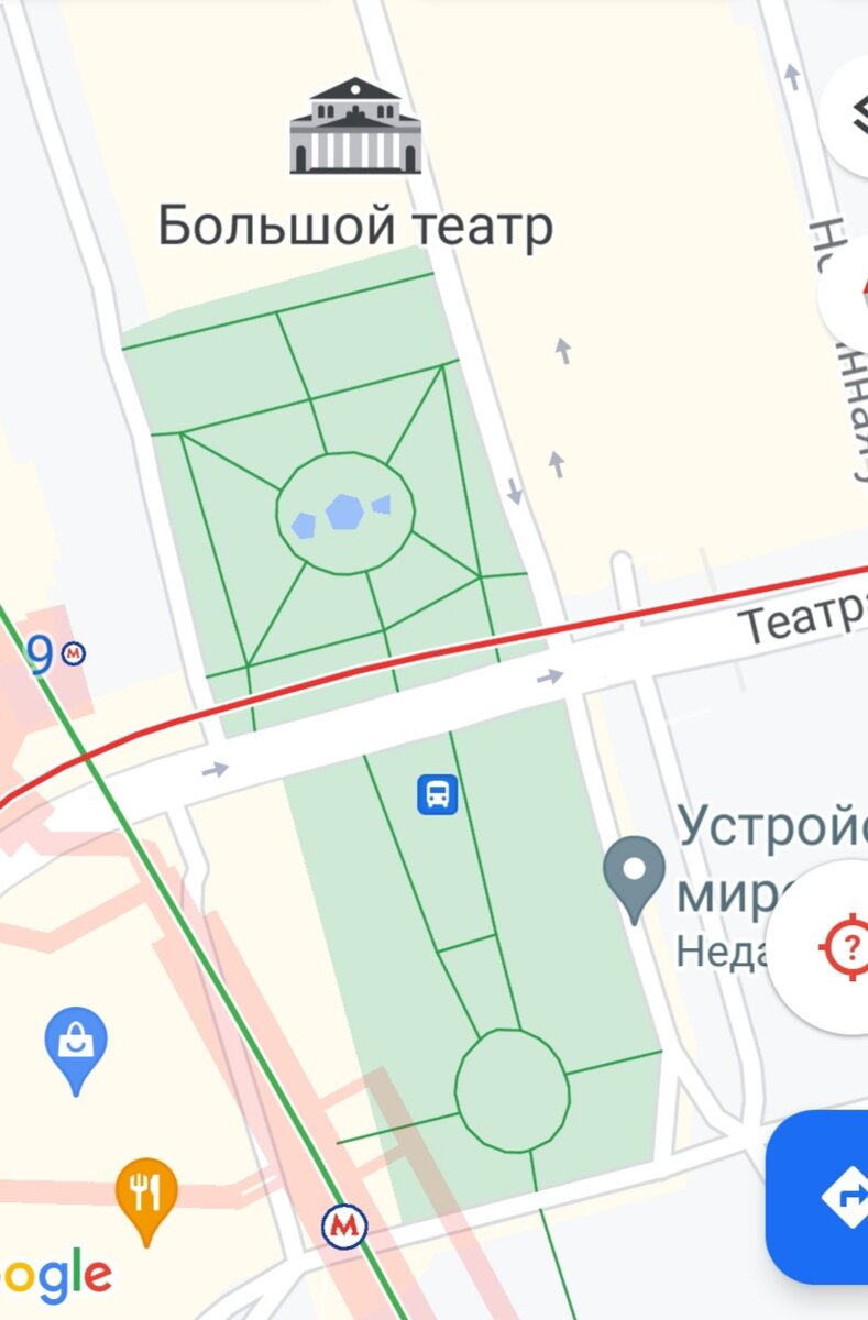Театральная площадь и площадь Революции