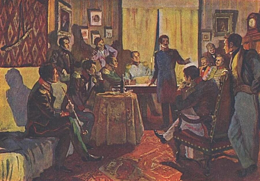 Первое общество. Тайное общество Декабристов 1816. Южное тайное общество Декабристов собрание картина. Тайные собрания Декабристов. Северное тайное общество Декабристов собрание.