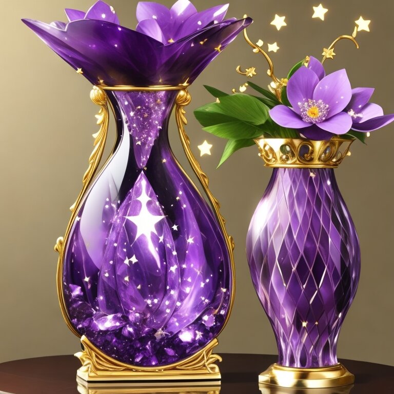 Аметистовые вазы
