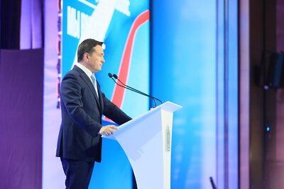    Ежегодное обращение губернатора Подмосковья Андрея Воробьева ©Константин Семенец Пресс-служба Губернатора и Правительства Московской области