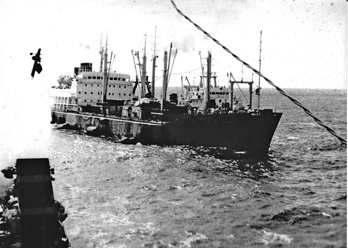 Транспортный рефрижератор "Вильгельм Пик". Четвёртый борт серии судов "POLAR". Построен на верфи имени Матиаса Тезена в Висмаре, ГДР. Годы эксплуатации: 1972 - 2002. Фото Игоря Маркова.