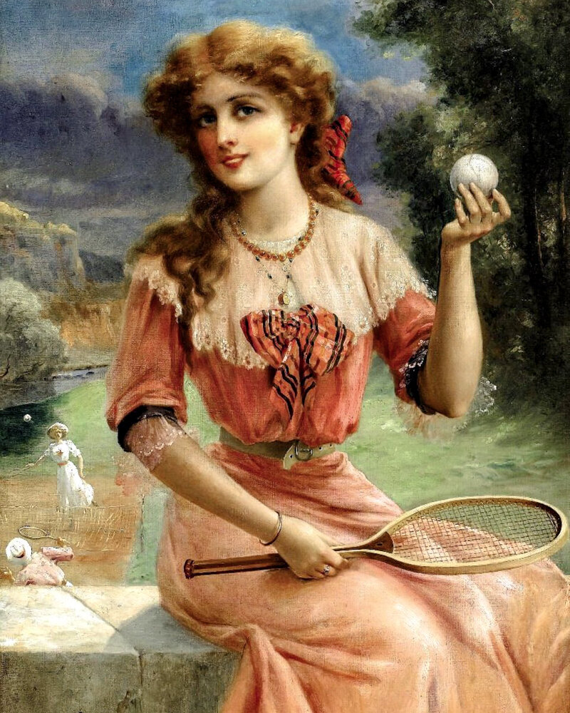 Художник Эмиль Вернон "Теннисный мяч"