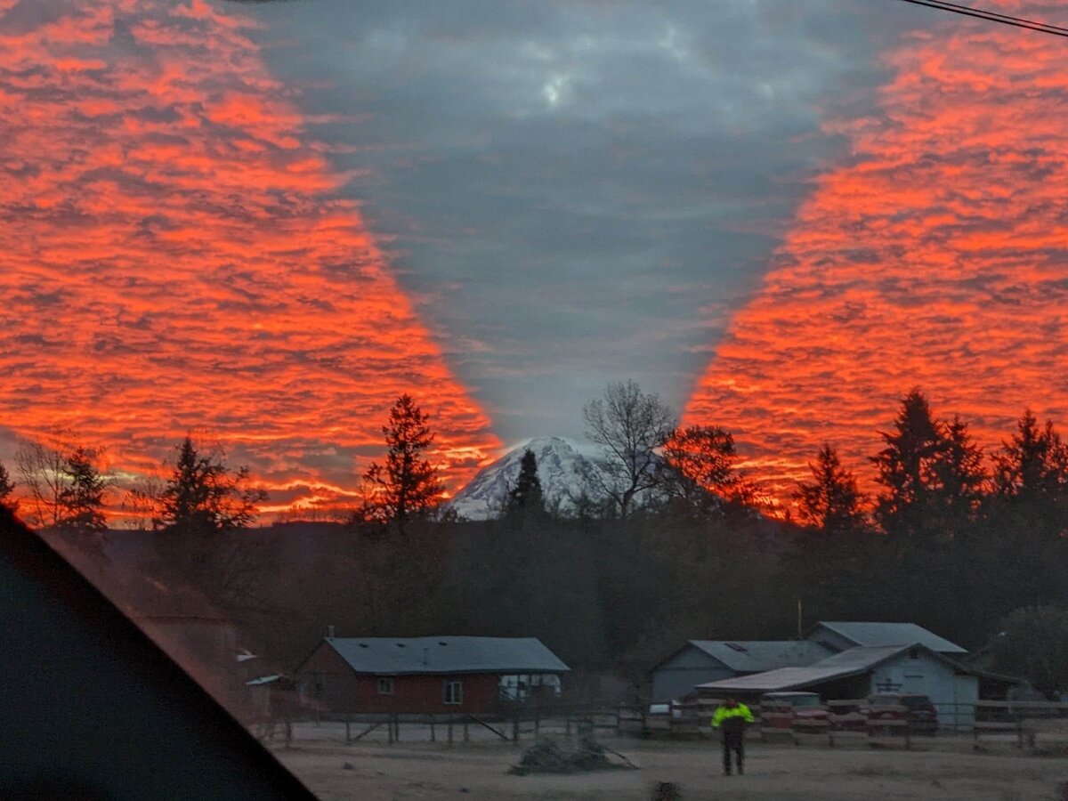 Огромный конец. Вечная зима 2024. Обои на телефон Эстетика зима 2024. Rainy Sunrise.