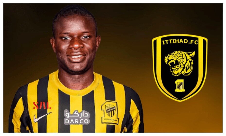    Канте сменил «Челси» на «Аль-Иттахад». Фото: соцсети ФК «Аль-Иттахад»