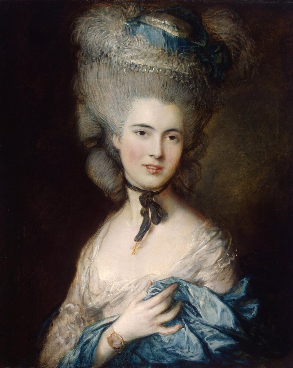 * Дама в голубом. Гейнсборо Т. Ок. 1780. Из коллекции Государственного Эрмитажа https://collections.hermitage.ru/entity/OBJECT/38759?avtor=2607&index=0