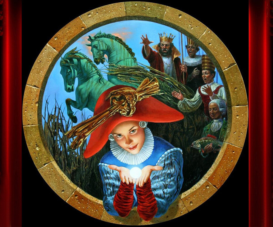 Картина Михаила Хохлачева "Суть сновидения". 