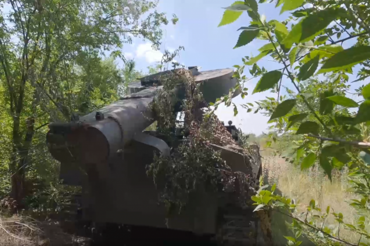    Минобороны РФ показало кадры работы установки «Змей Горыныч»