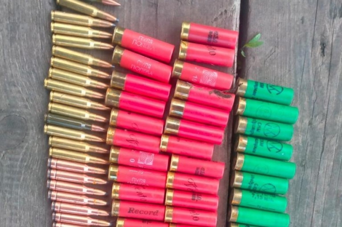    Предполагают, что эти патроны и украл подросток.