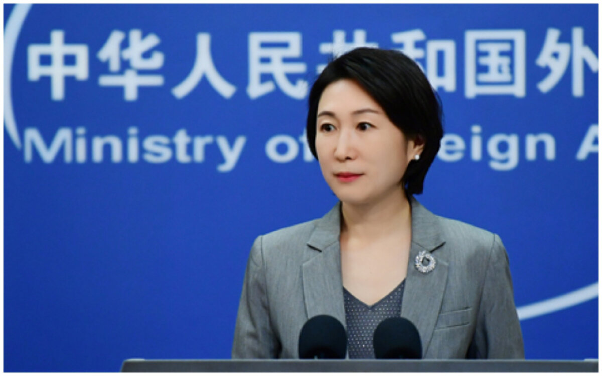 Представитель Министерства иностранных дел Китая Мао Нин. Картинка из общедоступных источников.