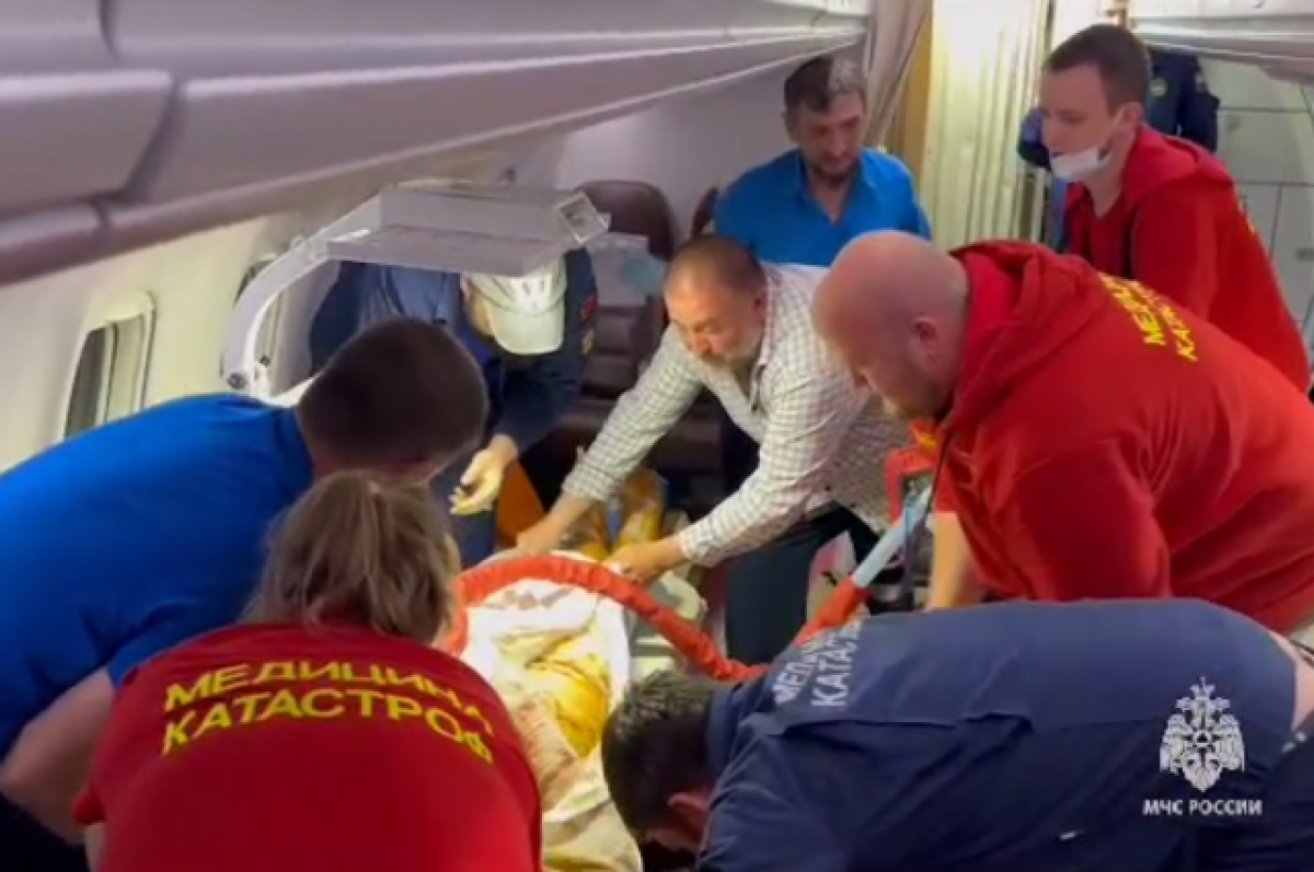    Жителей Грозного с сильными ожогами доставили на самолёте в Нижний Новгород