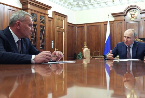    Юрий Борисов и Владимир Путин
