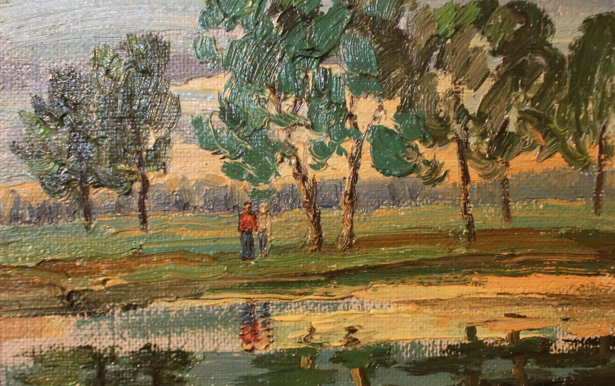 "В июне"   холст.масло     11х17