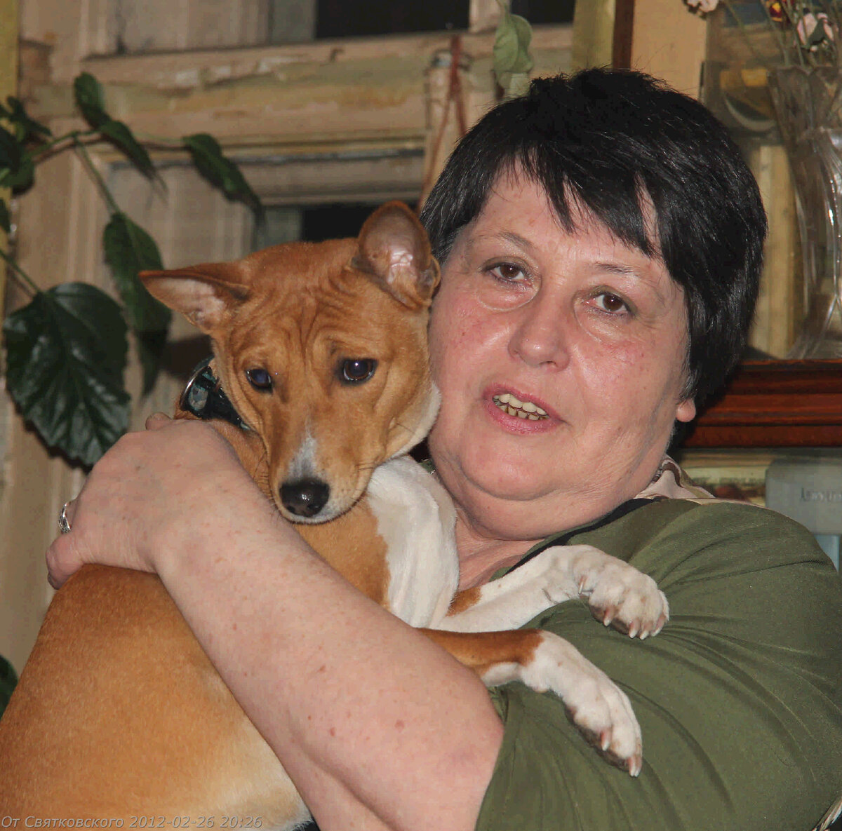 "Двоюродная мама" и её рыжий бесёнок. / Фото из архива.