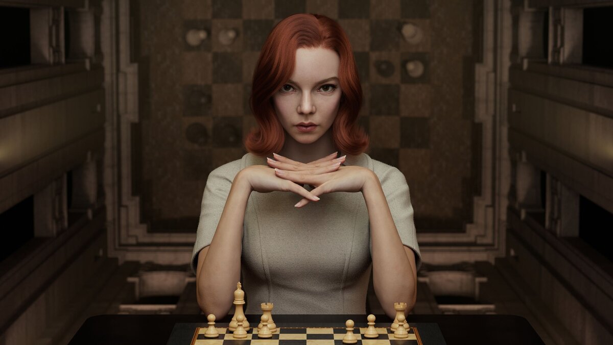 кадр из сериала "Ход королевы"
