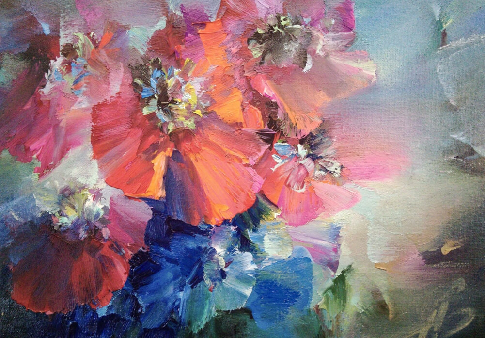 Художник Андрей Боровик "В тумане"