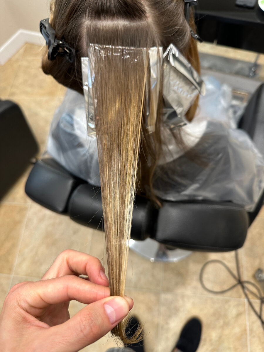 Так было по всей голове