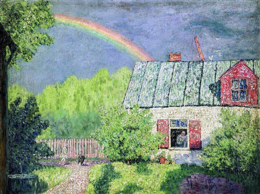 Художник Николай Крымов "После весеннего дождя", 1908