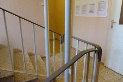    Подъезд в доме на улице Молодежная, 6 после ремонта © Пресс-служба Госжилинспекции Московской области