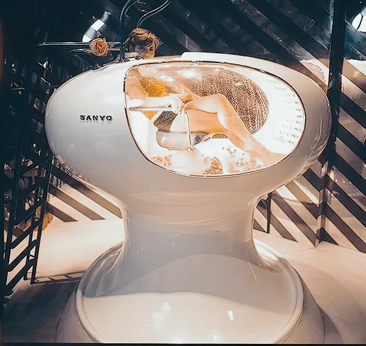 1970 год. Ванна от Sanyo Electric