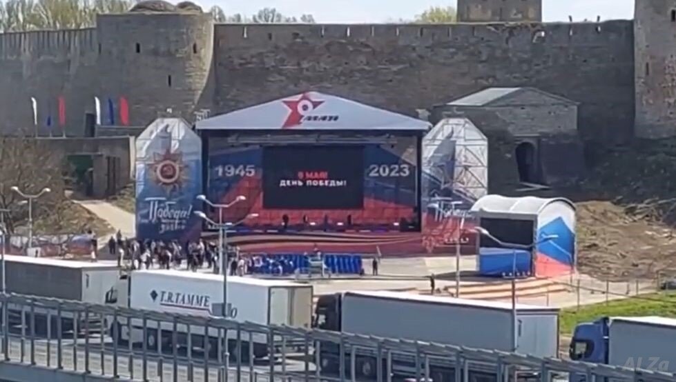 9 мая в Ивангороде фото daytimenews.ru