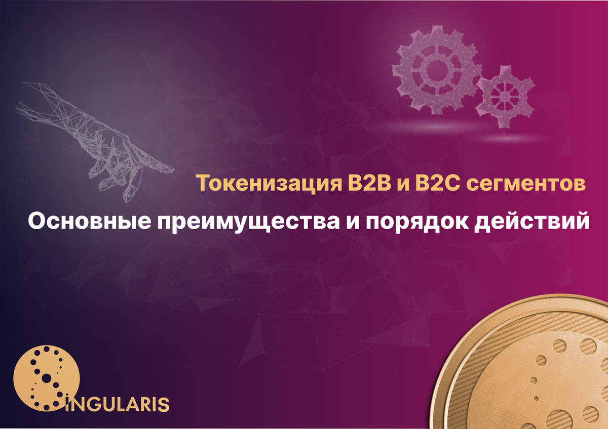 Токенизация B2B и B2C сегментав. Основные преимущества и порядок действий»  | Singularis (#Crowdinvesting #VC #StartUp #Crypto #Tokenization) | Дзен