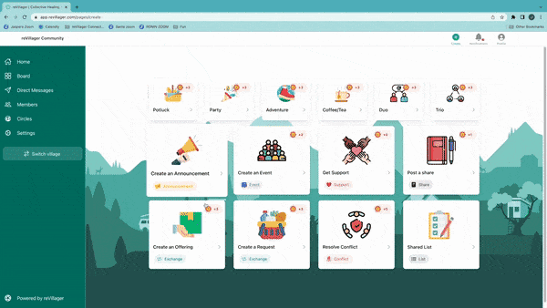 Графика из проекта Revillager